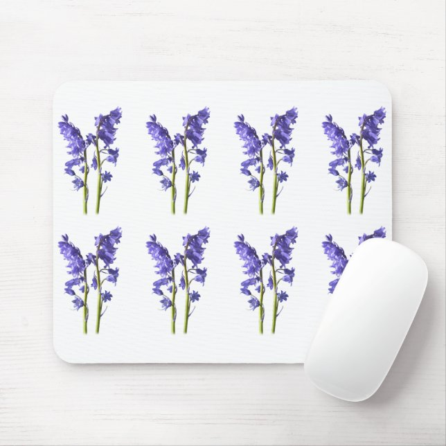 Bluebell Fabric Muster. Mousepad (Mit Mouse)