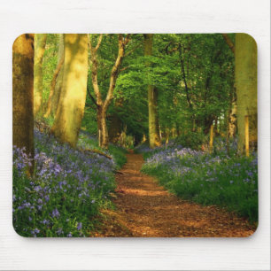 Bluebell-Holz Mousepad