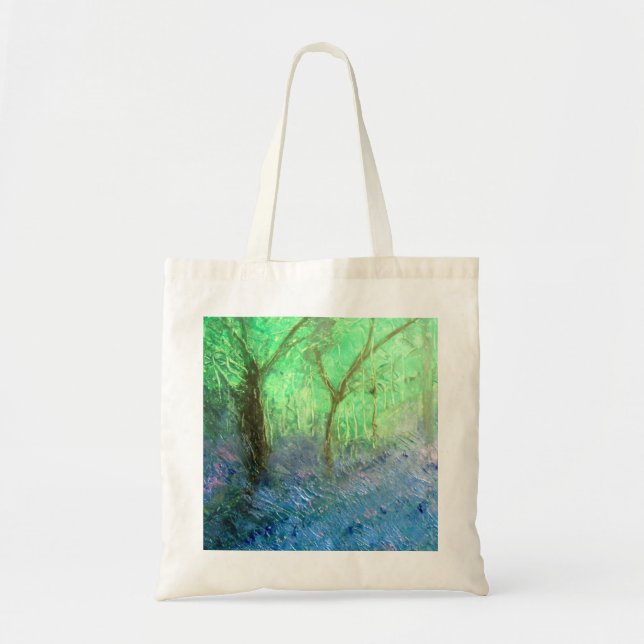Bluebell-Holz-Tasche Tragetasche (Vorne)