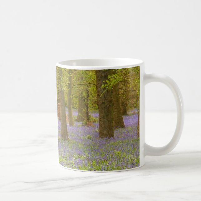 Bluebell-Holz-Tasse Kaffeetasse (Rechts)