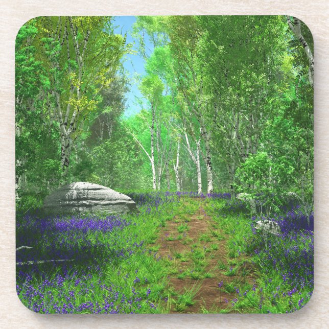 Bluebell Light Cork Untersetzer (Vorderseite)