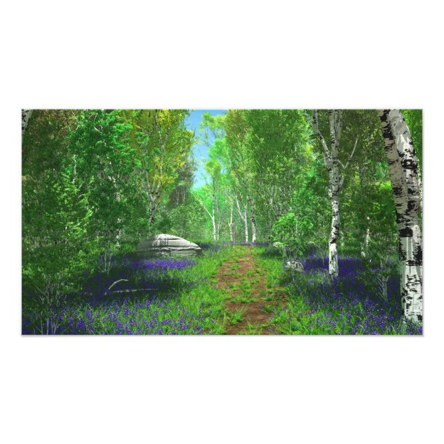 Bluebell Light Foto Print (Vorne)