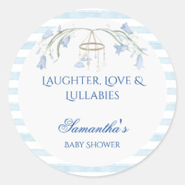 Bluebell Mobile Celestial Boy Baby Shooter Runder Aufkleber
