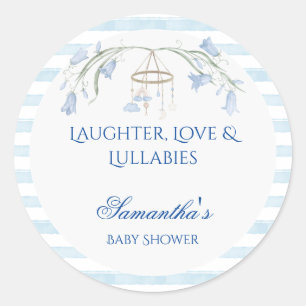 Bluebell Mobile Celestial Boy Baby Shooter Runder Aufkleber