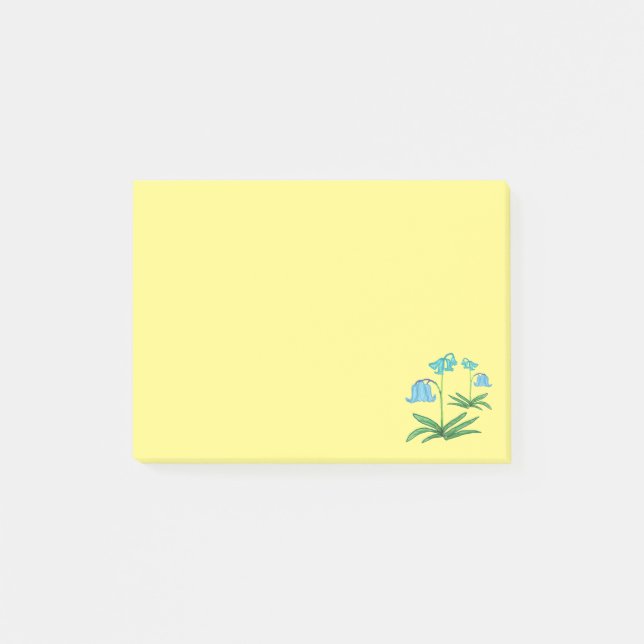 Bluebell Post-it Klebezettel (Vorderseite)