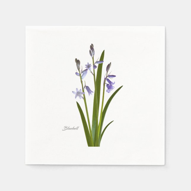 Bluebell Serviette (Vorderseite)