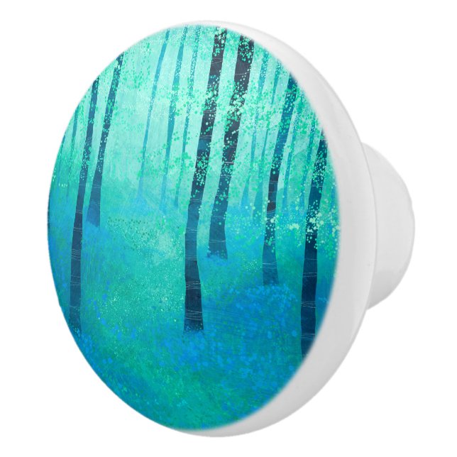 Bluebell Woodland Keramikknauf (Rechts)