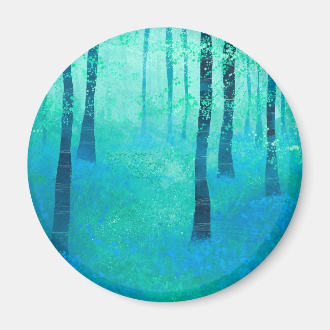 Bluebell Woodland Magnet (Vorne)