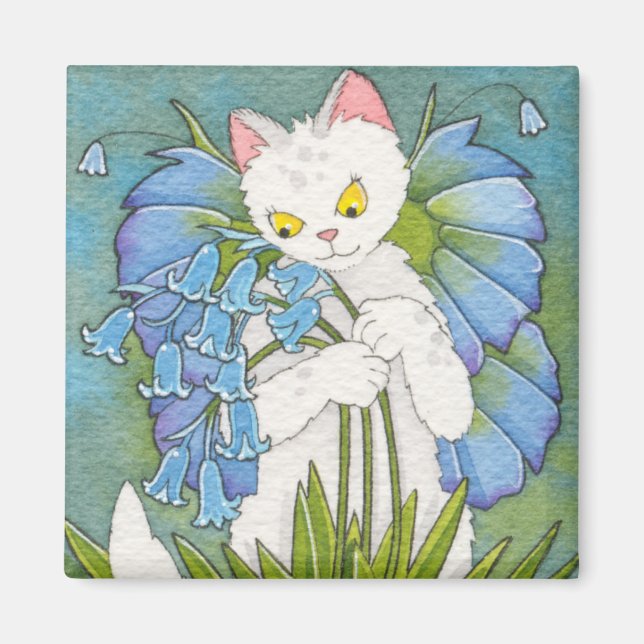 Bluebelle-Quadratzmagnet Magnet (Vorne)