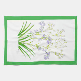 Bluebells and Stitchwort tea towel Geschirrtuch