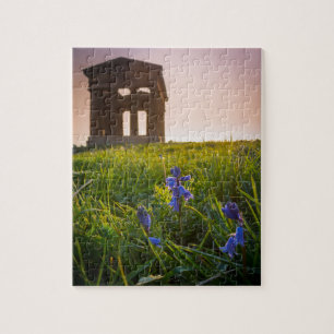 Bluebells auf Penshaw-Denkmal Jigsaw-Puzzle