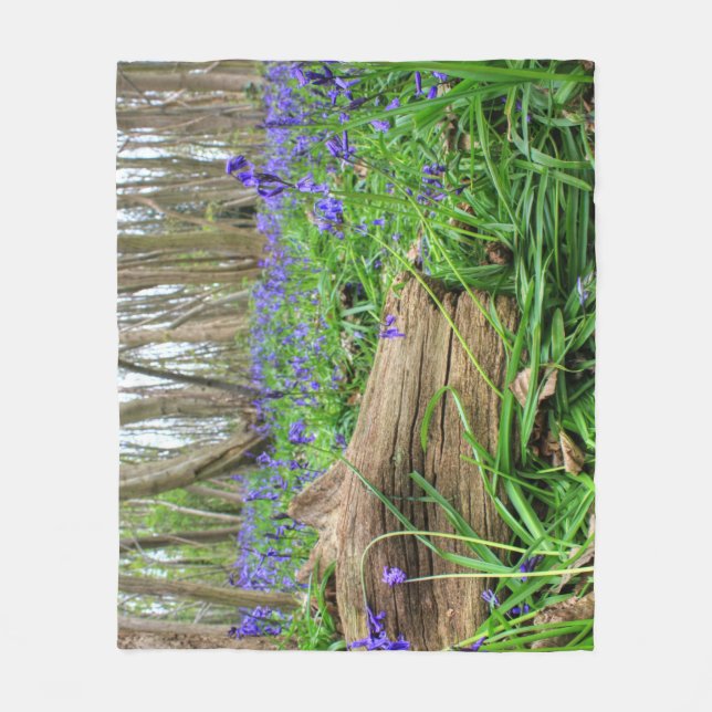 Bluebells Fleecedecke (Vorderseite)
