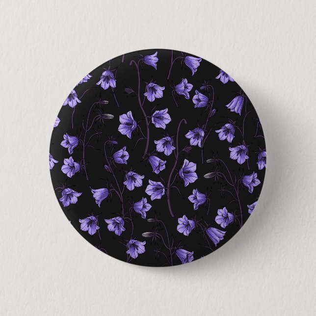 Bluebells, Harebells, Blumen Button (Vorderseite)