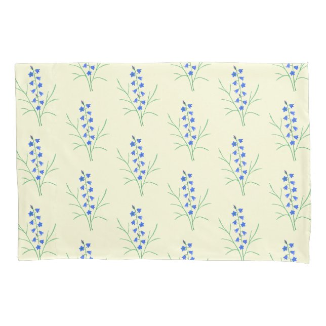 Bluebells Pale Yellow Std Kissen Case Kissenbezug (Vorderseite)