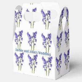 Bluebells Stoffmuster Muster. Geschenkschachtel