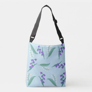 Bluebells und Snowdrops Tragetaschen Mit Langen Trägern