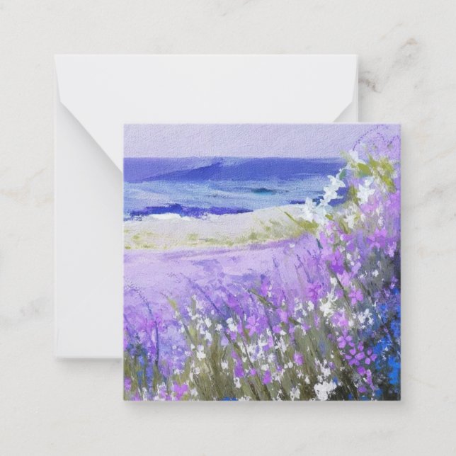 Bluebells Zeit vier Mitteilungskarte (Vorderseite)