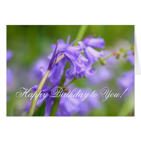 Bluebellsschönheit Karte