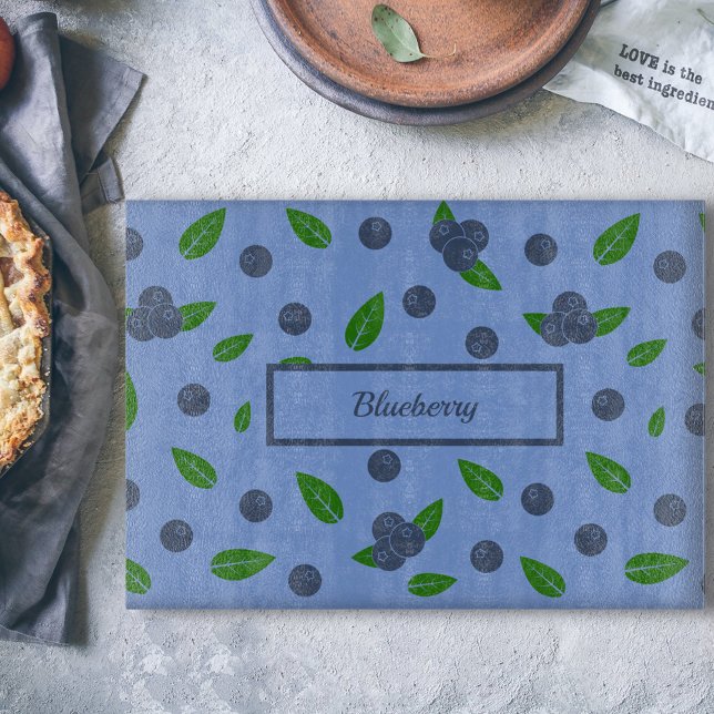 Bluebermuster-Schnittplatine Schneidebrett (Blueberry pattern Cutting Board)
