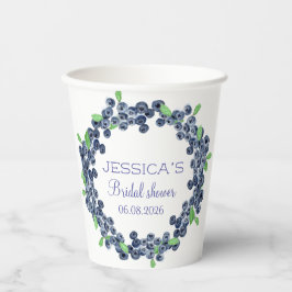 Blueberries Blueberry Frucht Brautparty Party Pappbecher