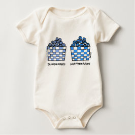 Blueberries Happyberries Cartoon Art Funny Baby Baby T-shirt