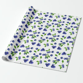 Blueberries Muster Niedliche Berries Geschenkpapier