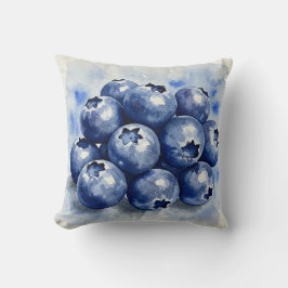 Blueberries Summer Pillow Kissen