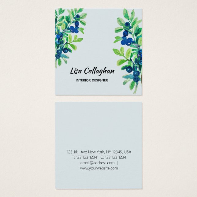 Blueberry (Devant & derrière)