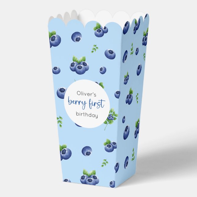 Blueberry 1. Geburtstag Berry First Geschenkschachtel (Vorderseite)
