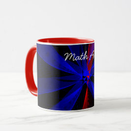 Blueberry Abstrait géométrique Math Art Café Mug
