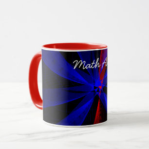 Blueberry Abstrait géométrique Math Art Café Mug