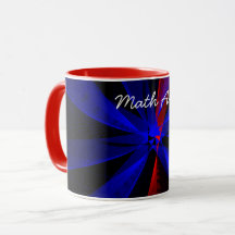 Blueberry Abstrakt Geometric Math Art Coffee Tasse