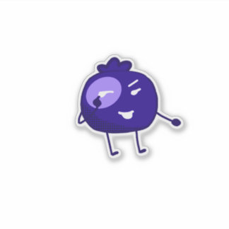 Blueberry-Aufkleber! Aufkleber