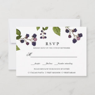 BlueBerry   AUSWAHL DER RSVP - MAHLZEITEN