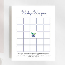 Blueberry Baby Bingo Baby Showspiel