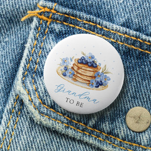 Blueberry Baby Brunch Baby Dusche Oma zu sein Button