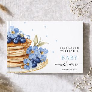 Blueberry Baby Brunch Guest Book Gästebuch