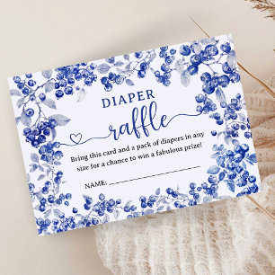 Blueberry Baby Duwer Blue Diaper Umschließung Begleitkarte