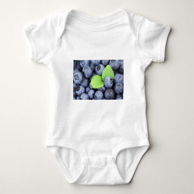 BLUEBERRY BABY STRAMPLER (Vorderseite)