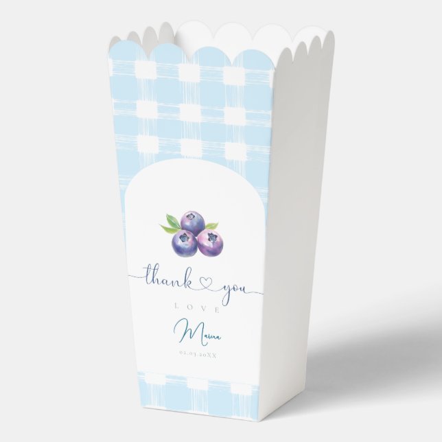 Blueberry-Babydusche Geschenkschachtel (Vorderseite)