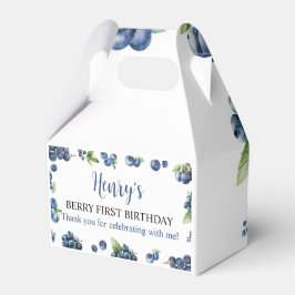 Blueberry Berry Sweet 1. Geburtstag Gastgeschenk B Geschenkschachtel