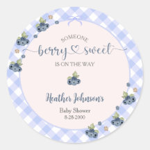 Blueberry Berry Sweet Baby Boy Baby Dusche