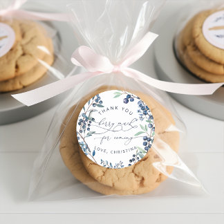 Blueberry Berry Vielen Dank Berry Much Runder Aufkleber