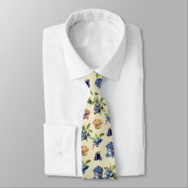 Blueberry Blueberries Neck Tie Krawatte