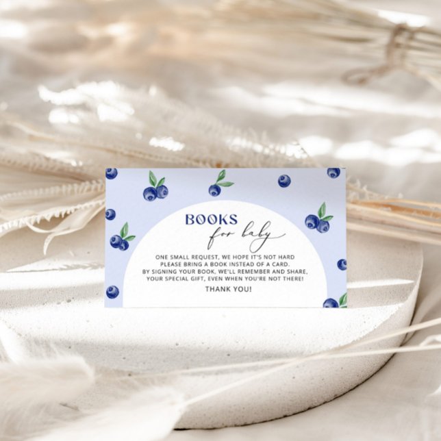 Blueberry-Bücher für Babytickets Begleitkarte (Von Creator hochgeladen)
