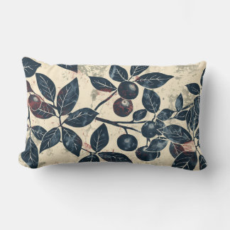 Blueberry Bush Throw Kissen