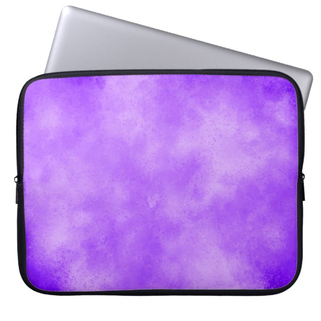 Blueberry Cloud Effect Electronics Bag Laptopschutzhülle (Vorderseite)