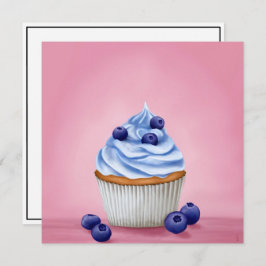 Blueberry cupcake