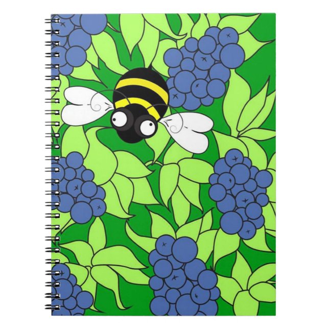 Blueberry Delight Journal Notizblock (Vorderseite)