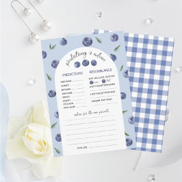 Blueberry-Frühjahrsräte für Wasserfarben Kindersho Einladung